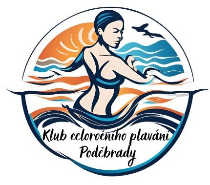 logo klub celoročního plavání a otužování poděbrady