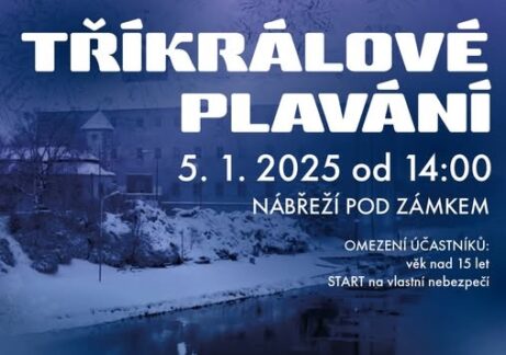 Tříkrálové plavání Poděbrady