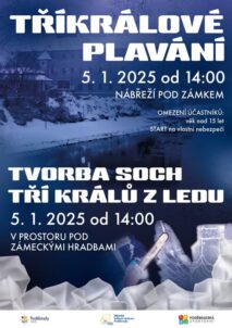 plakát tříkrálové plavání 2025