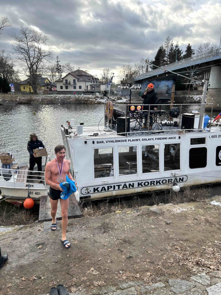 Poslední plavec Tříkrálové plavání Poděbrady 2026