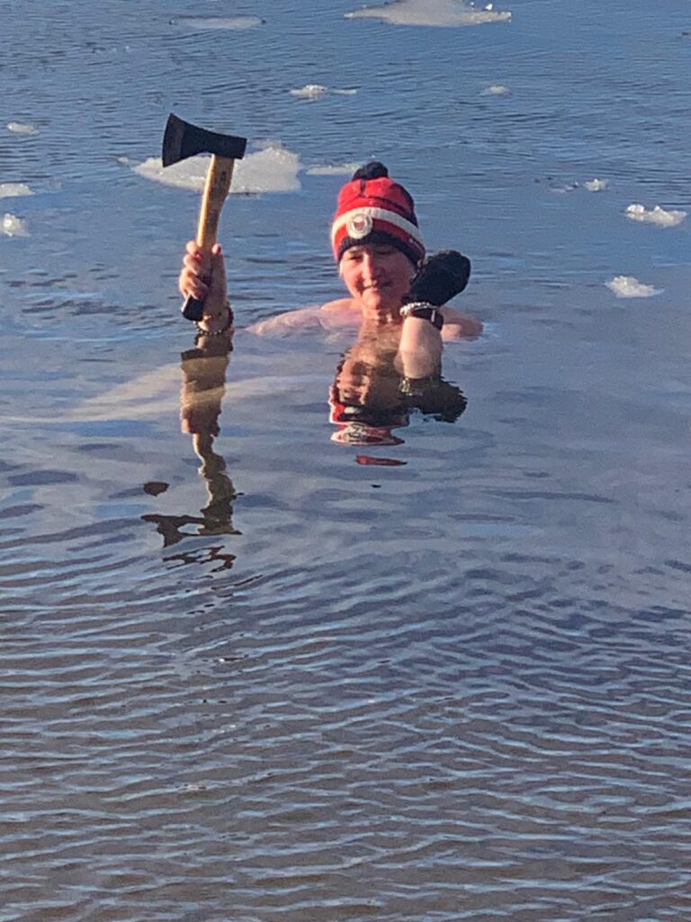 Poděbradské jezero Sekání díry 20260108