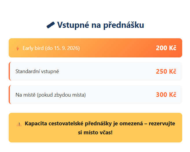 Vstupné na&nbsp;přednášku Francke